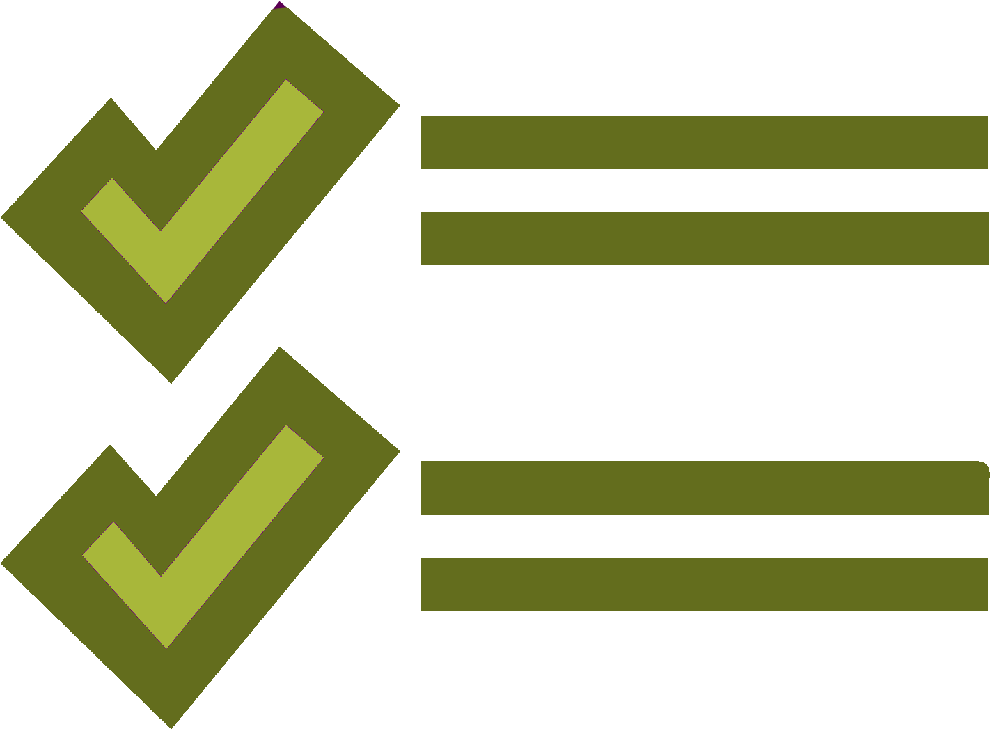 Green Check Mark Icons Clipart (1422x1047), Png Download