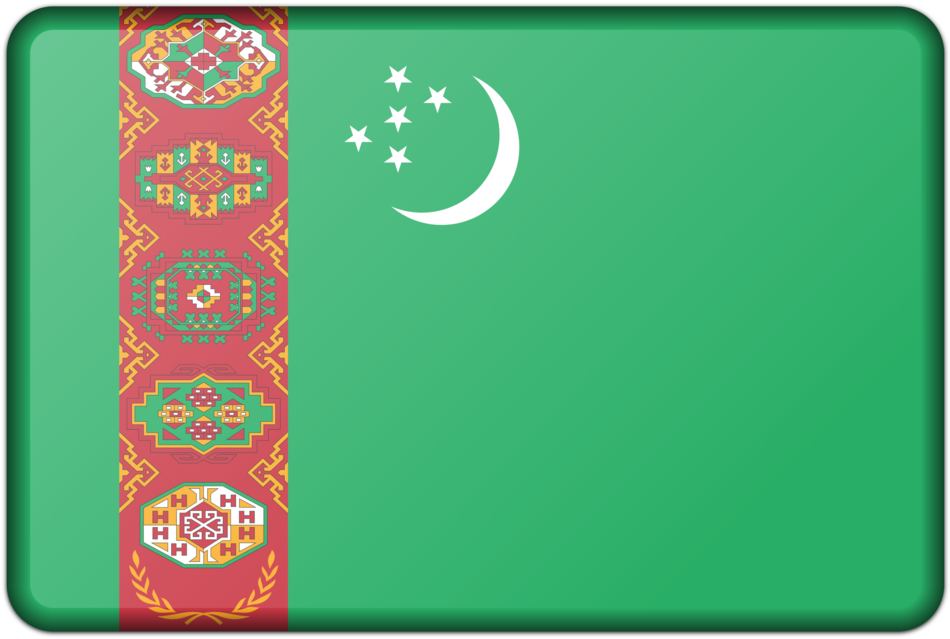 Brand,green,games - Turkmenistan Flag Emoji Clipart (1125x750), Png Download