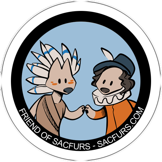 Friend Of Sacfurs - Cartoon Clipart (563x563), Png Download