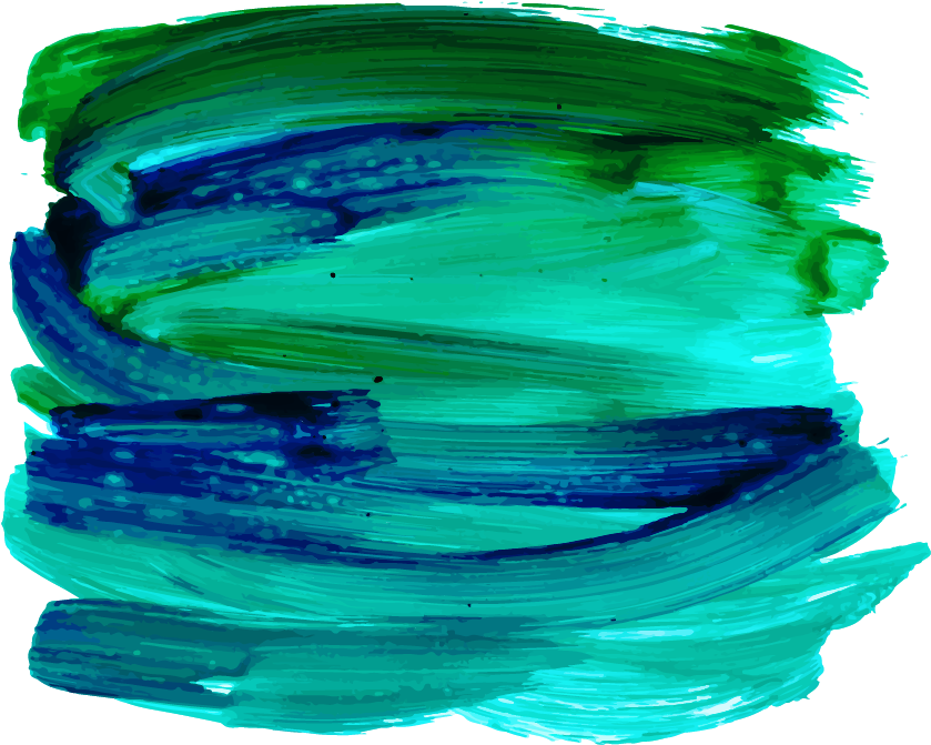 Green Watercolor Splatter Clipart (1000x1000), Png Download