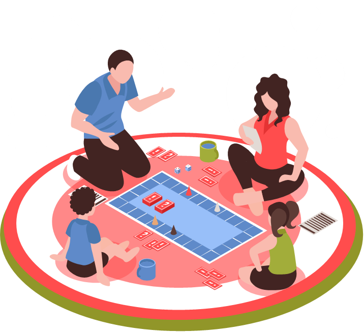 Kids Play Toys Illustration Isometric Clipart (716x653), Png Download