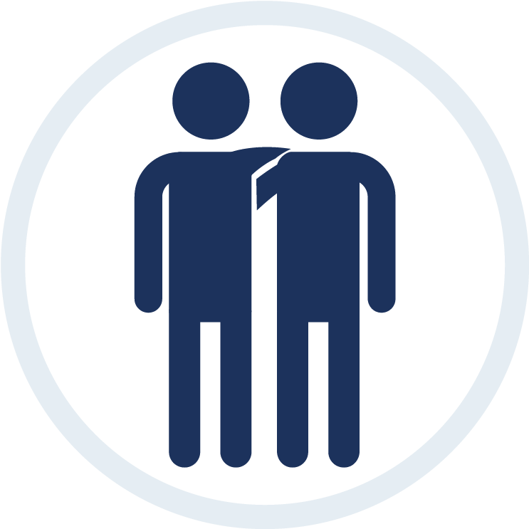 We Allocate One Guide For Every Two Climbers On Our - Buddy System Icon Png Clipart (926x926), Png Download
