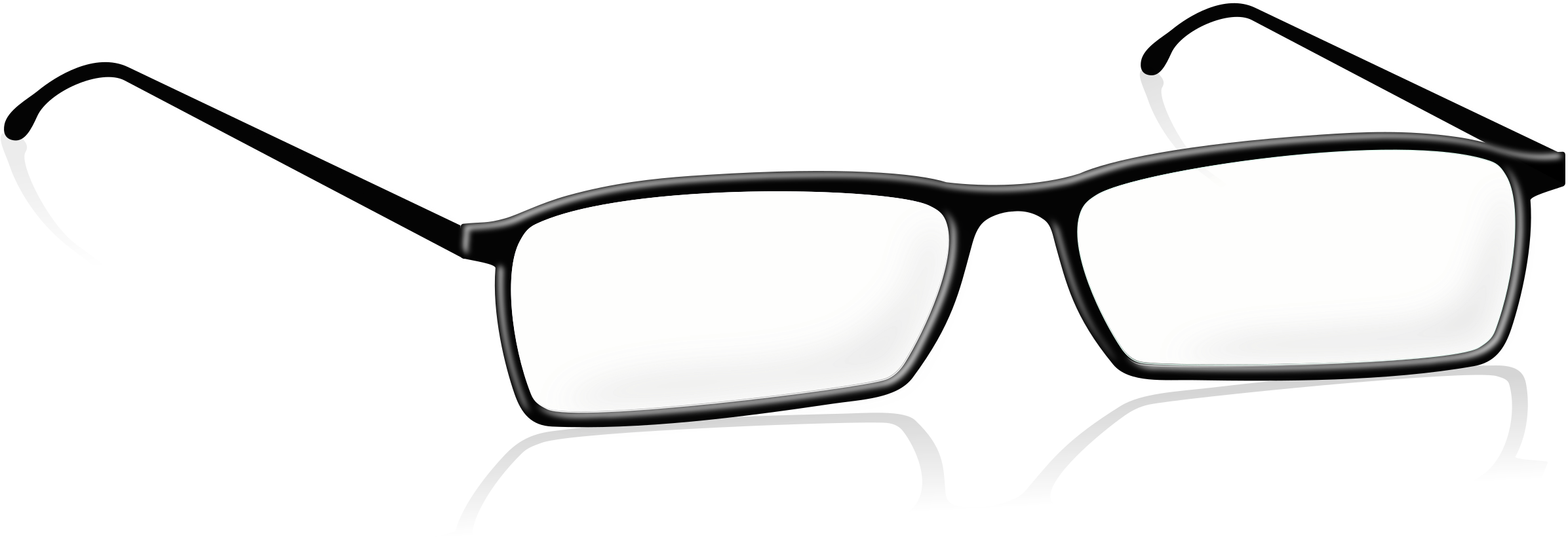 Glasses The Socialization Trap Clip Art - Glasses With White Background - Png Download (2400x864), Png Download