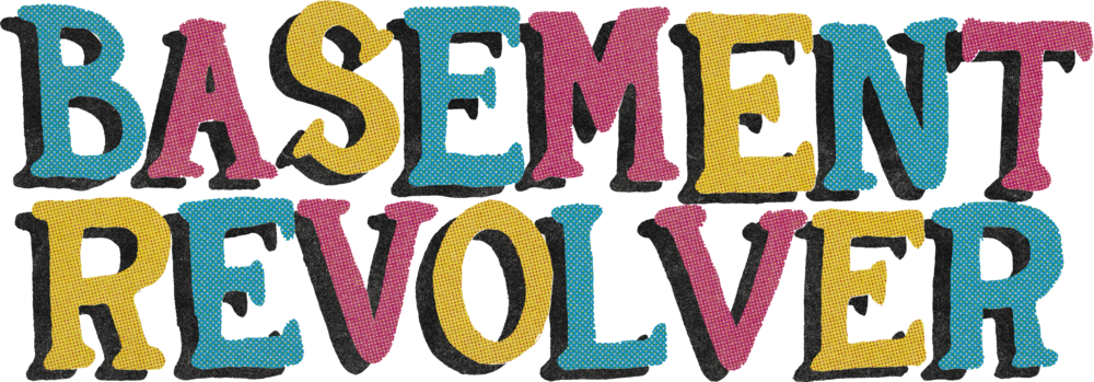 Basementrevolver Logo Clipart (1000x349), Png Download