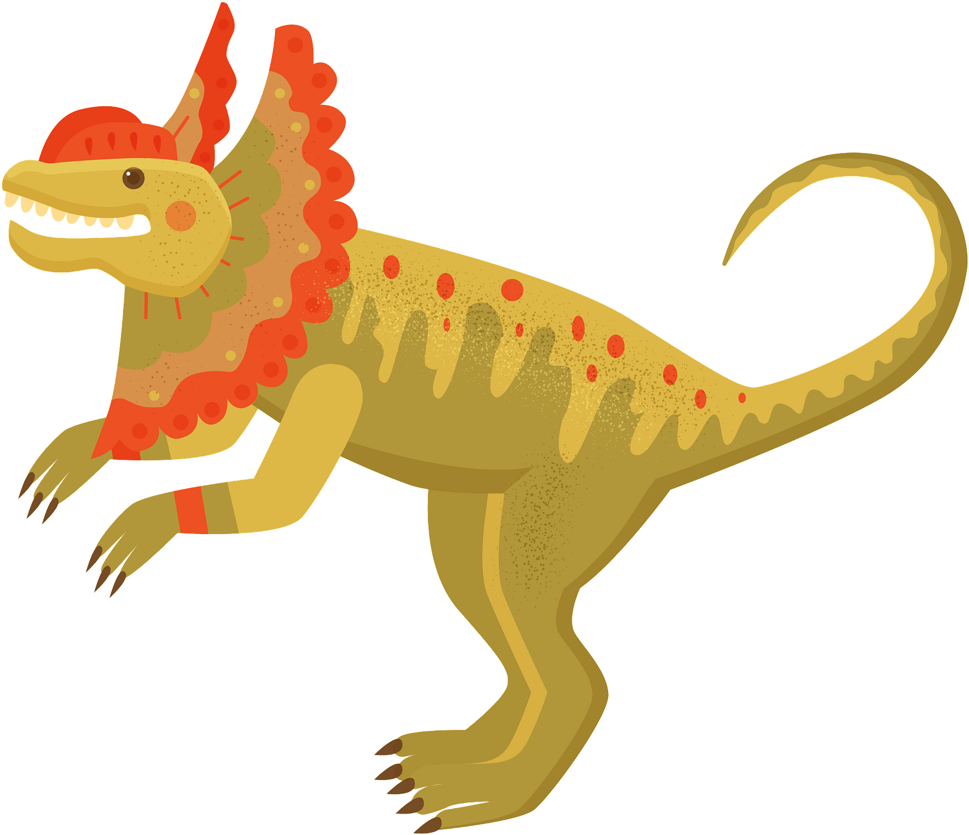 Dilophosaurus Clipart - Png Download (1920x1760), Png Download