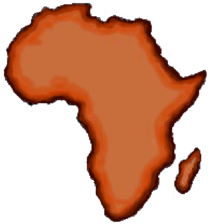Africa Map Vector Png Clipart (696x749), Png Download