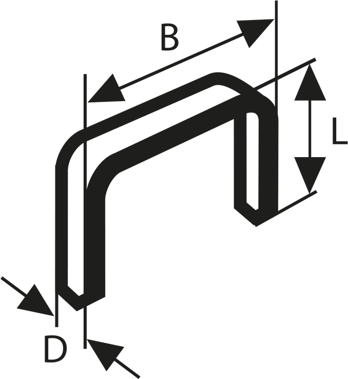 Tackerklammer Typ 53 Clipart (737x737), Png Download