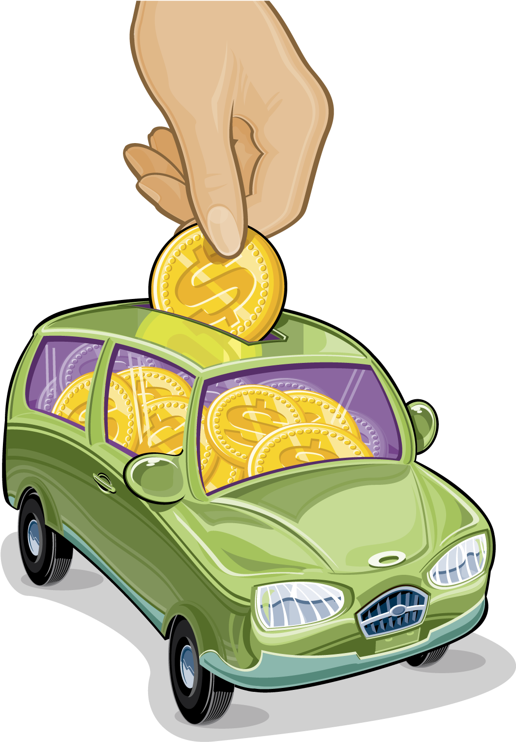 Car Salesperson Clipart Jpg Freeuse Stock Buy My First - Put Money On Car - Png Download (1066x1516), Png Download