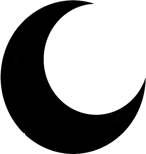 Download Black Crescent Moon Png Image - Transparent Crescent Moon Png