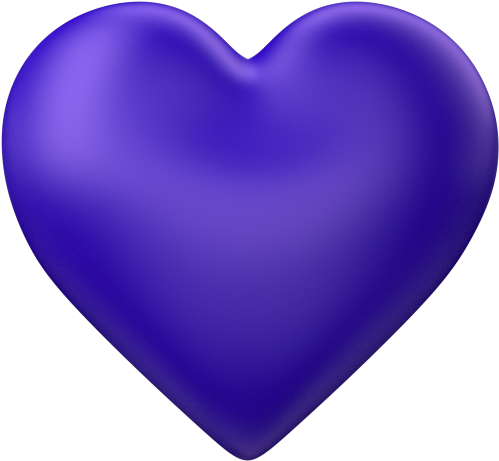 Blue Heart Png Images Hd Clipart (640x480), Png Download