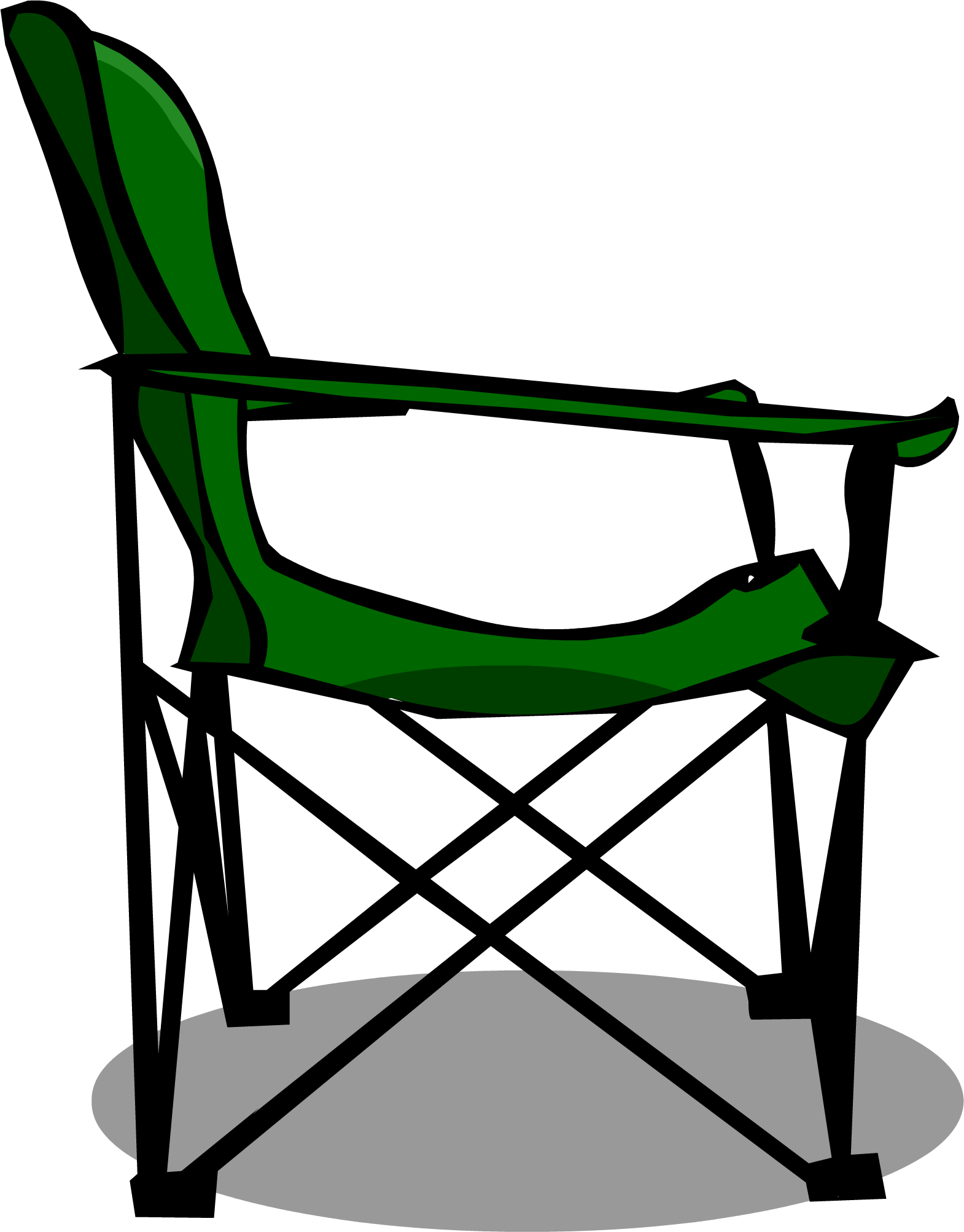 Camping Chair - Camping Chairs Transparent Background Clipart - Png Download (1570x2007), Png Download