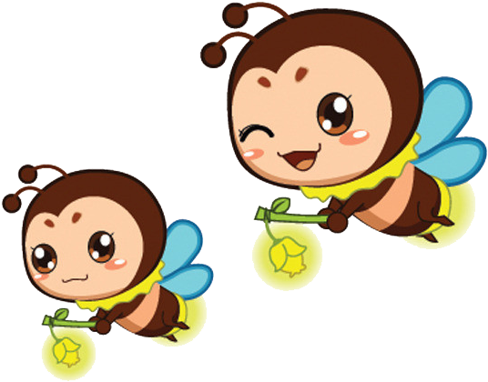 Firefly Art Flappy Light Child Cartoon - Firefly Cartoon Png Clipart (599x524), Png Download