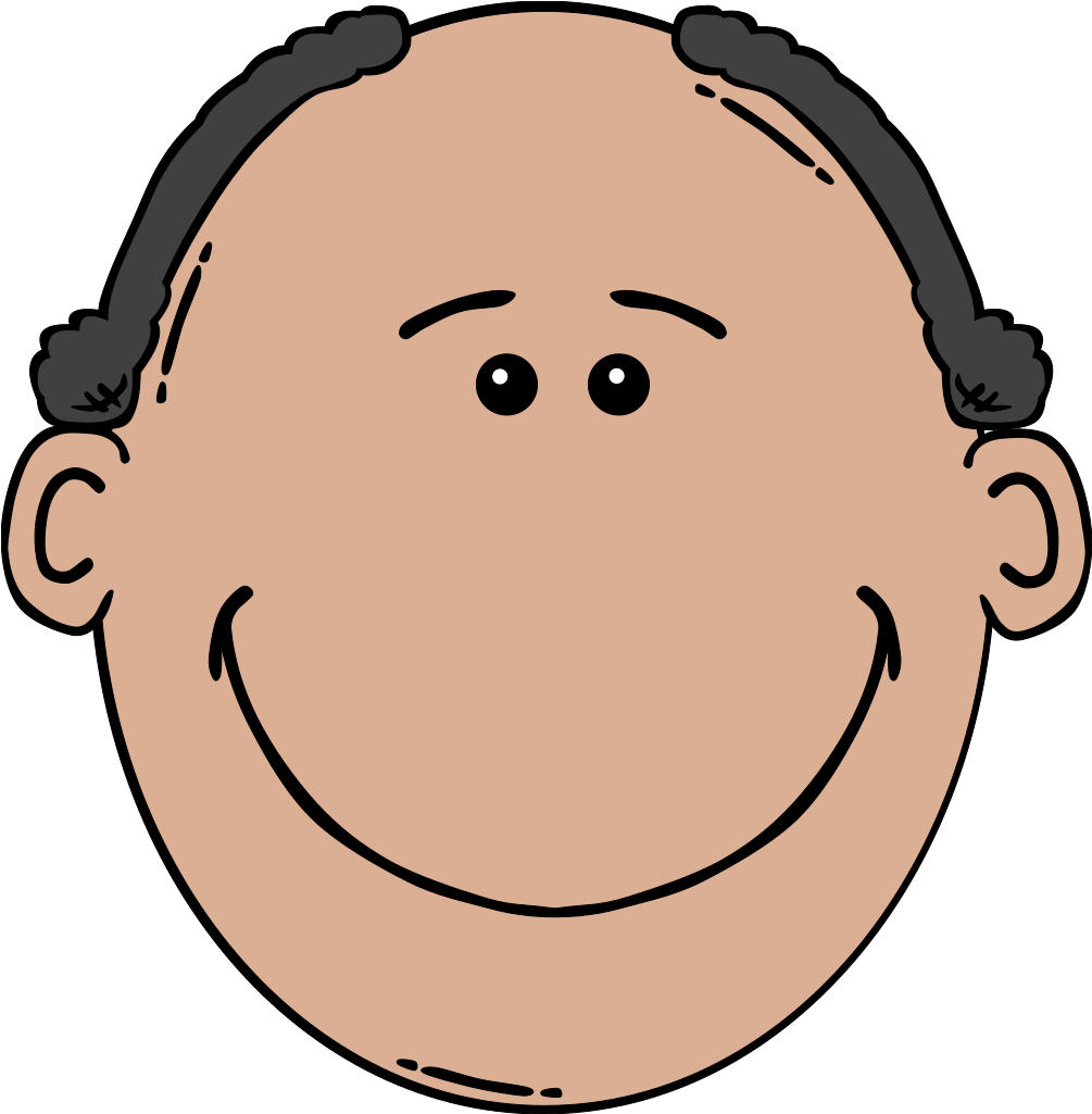 Man Face Cartoon Svg Clip Arts - Png Download (1024x1024), Png Download