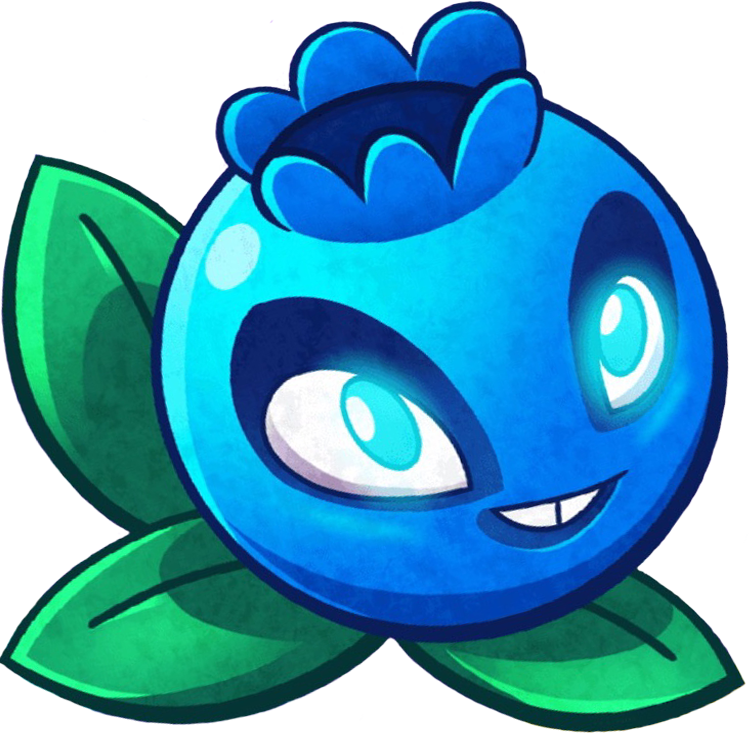 Transparent Blueberry Bush Clipart - Pvz Electric Blueberry - Png Download (750x733), Png Download