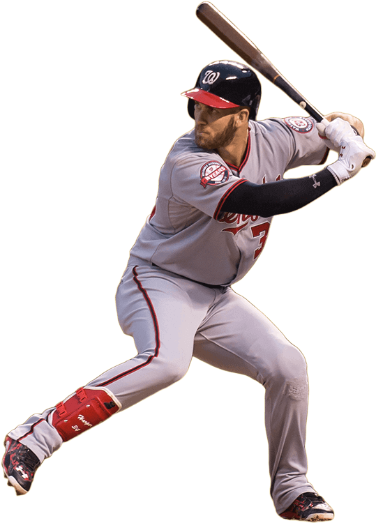 Transparent Baseball Bat Clipart Png - Baseball Batting With No Background (539x750), Png Download