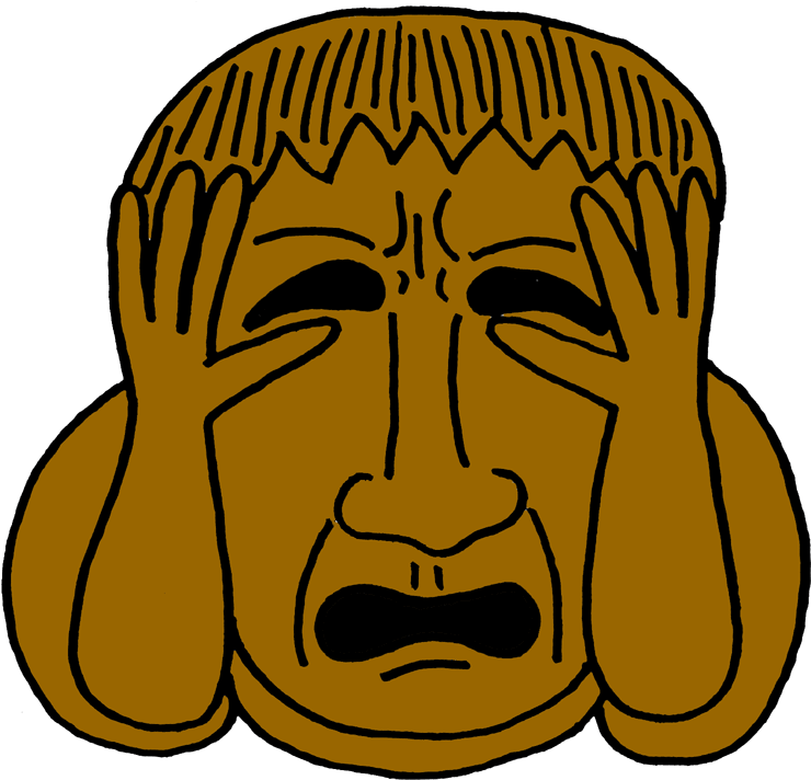 Transparent Drama Masks Clipart - Png Download (740x712), Png Download