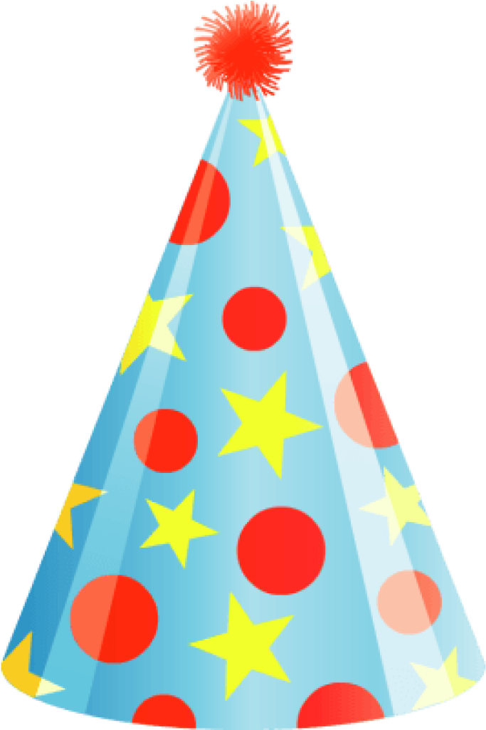 Party Birthday Hat Png - Transparent Background Party Hat Png Clipart (1024x1024), Png Download
