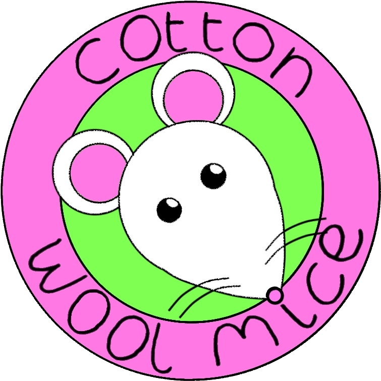 Cotton Wool Mice Logo - Circle Clipart (800x800), Png Download