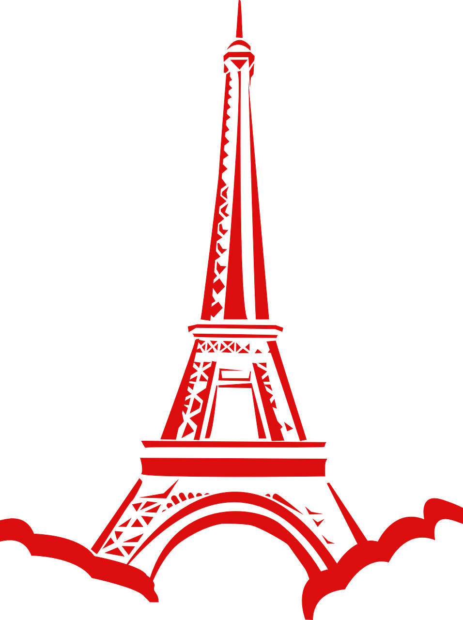 Eiffel Tower Clip Art - Png Download (956x1280), Png Download