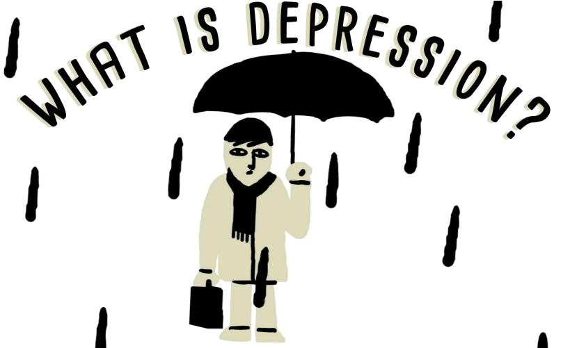 Transparent Depression Clipart - Umbrella - Png Download (842x501), Png Download