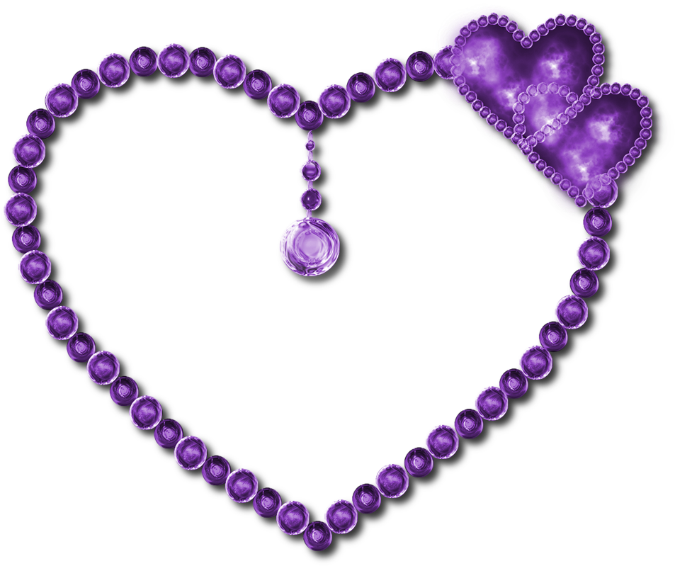 Transparent Necklace Clipart - Love Heart In Diamonds - Png Download (953x799), Png Download