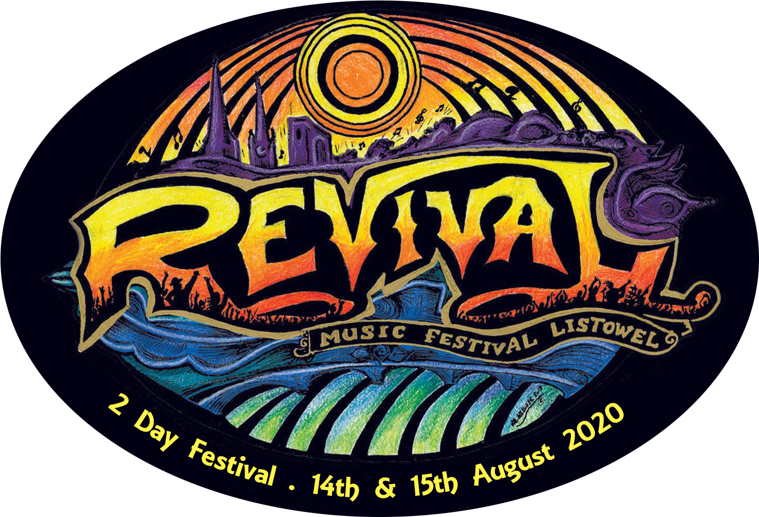 Revival - Circle Clipart (1514x1039), Png Download