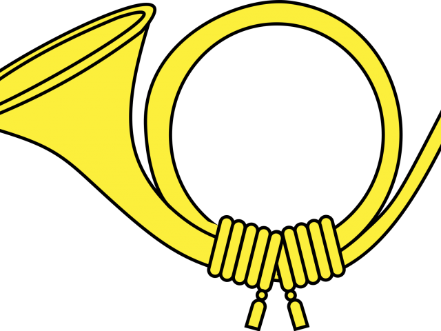 Birthday Hat Clipart Horn , Png Download - Posthorn Clipart Transparent Png (640x480), Png Download