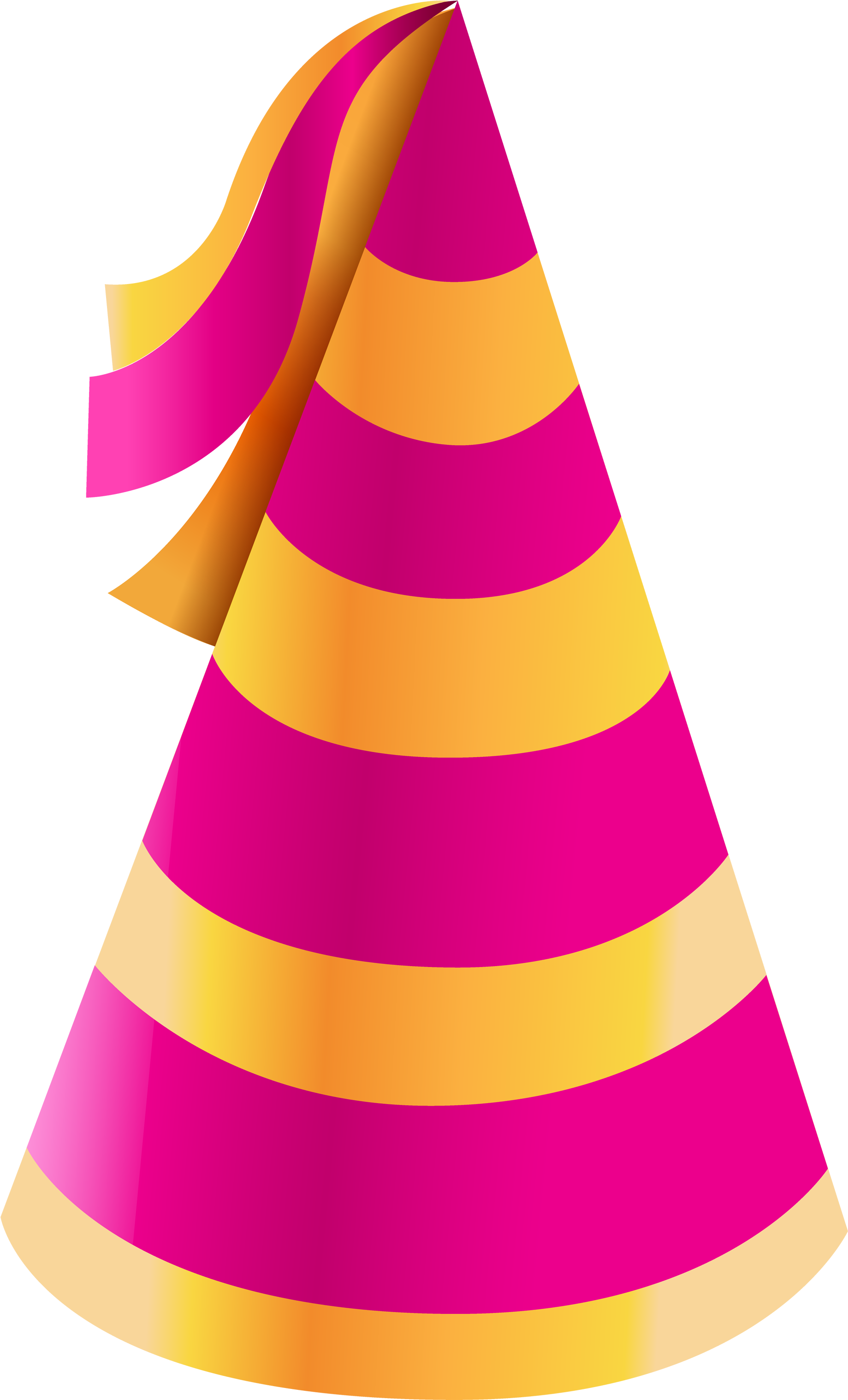 Download Birthday Party Icon Clipart Image - Party Hat Png Transparent (1839x3036), Png Download