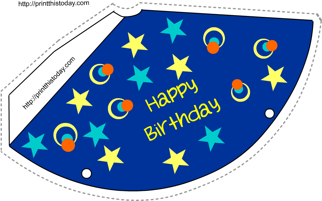 Birthday Hat Clipart Printable - Structure Of Ursa Major - Png Download (1100x800), Png Download