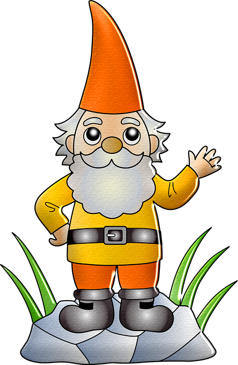 Garden Gnome Clipart (469x720), Png Download