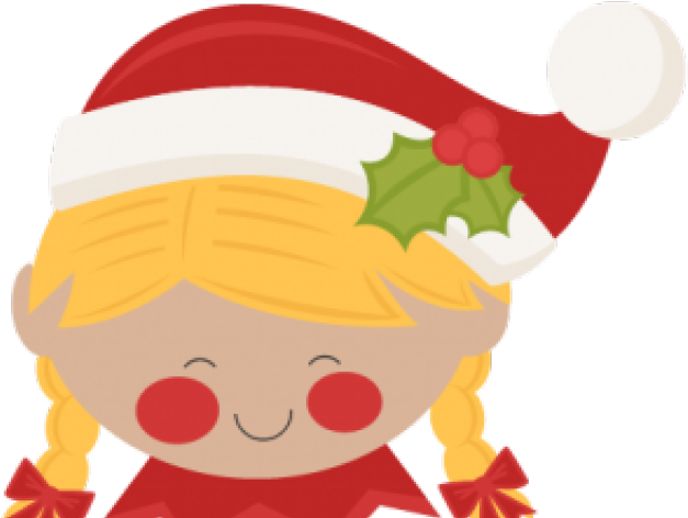 Gnome Clipart Cute Girl - Christmas Elf Girl Clipart - Png Download (640x480), Png Download
