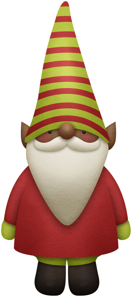 Gnome Christmas Png Clipart (456x1024), Png Download