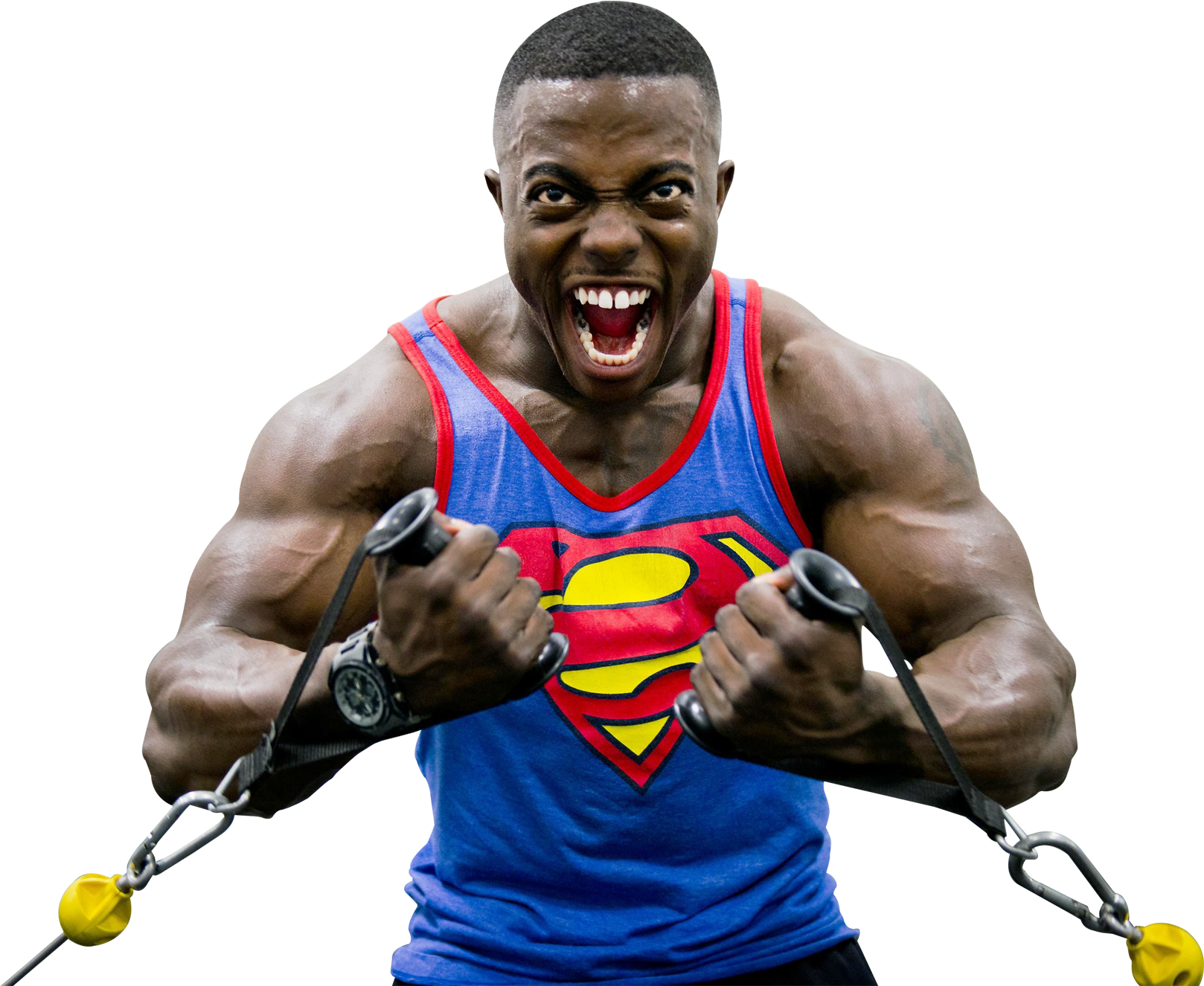 Muscle Men Png - Strong Muscle Man Png Clipart (1746x1383), Png Download