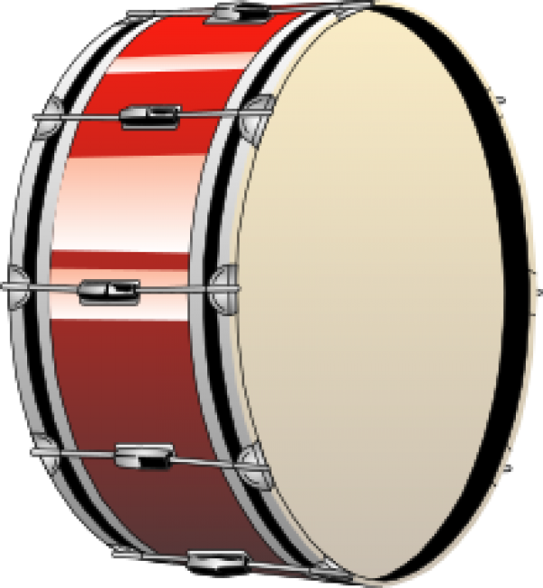 Bass Drum Musical Instrument , Png Download - Bass Drum Music Instrument Clipart (600x649), Png Download