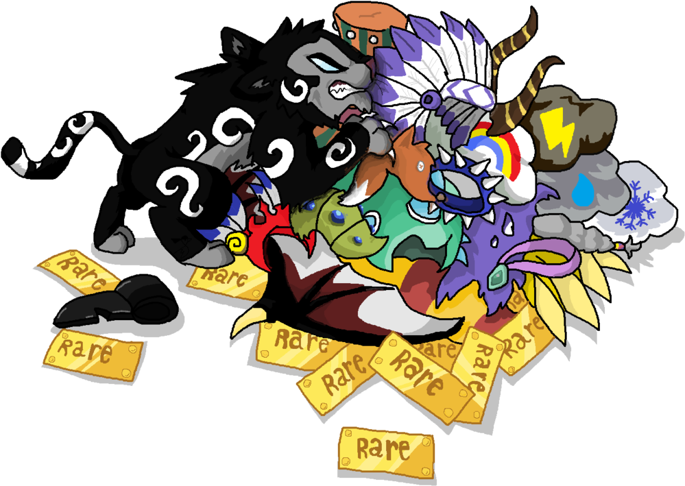Warrior Clipart Headdress - Transparent Animal Jam Rares - Png Download (1024x717), Png Download