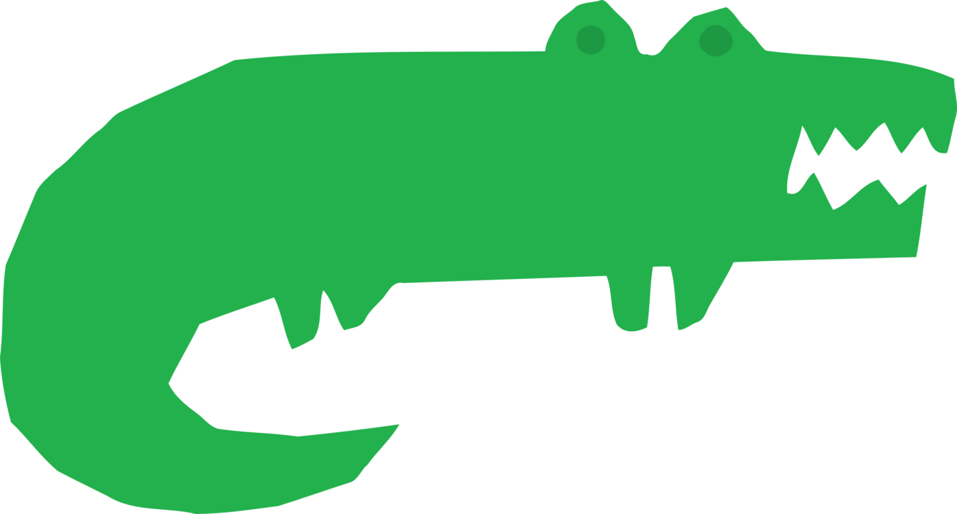 Plant,leaf,area - Nick Jr Crocodiles Clipart (1395x750), Png Download