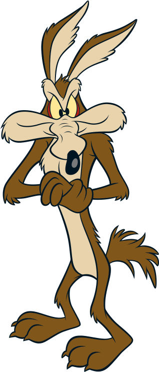 Wile E Coyote Png Clipart (600x748), Png Download