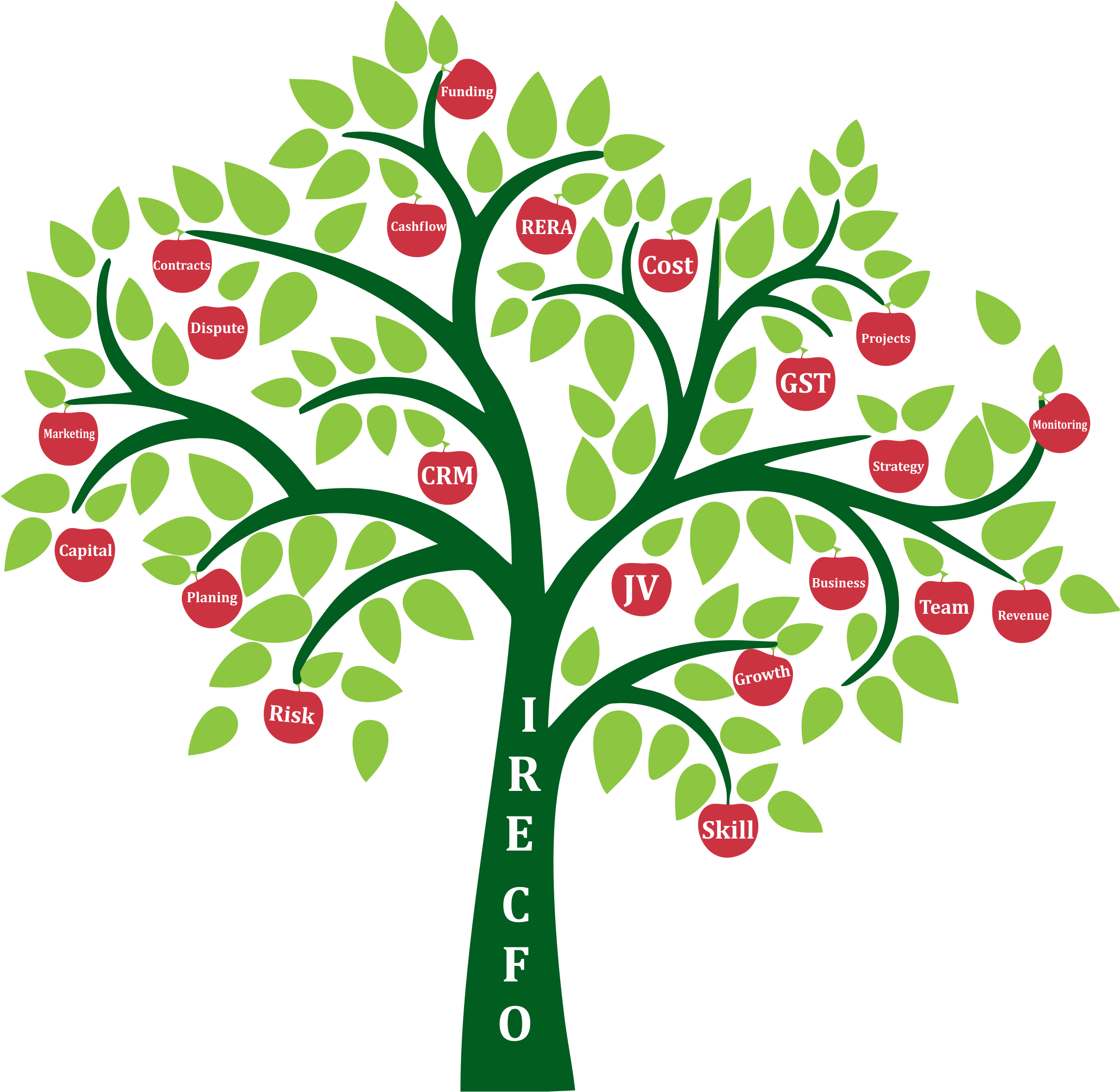 Star Apple Tree Clipart - Png Download (2482x2422), Png Download