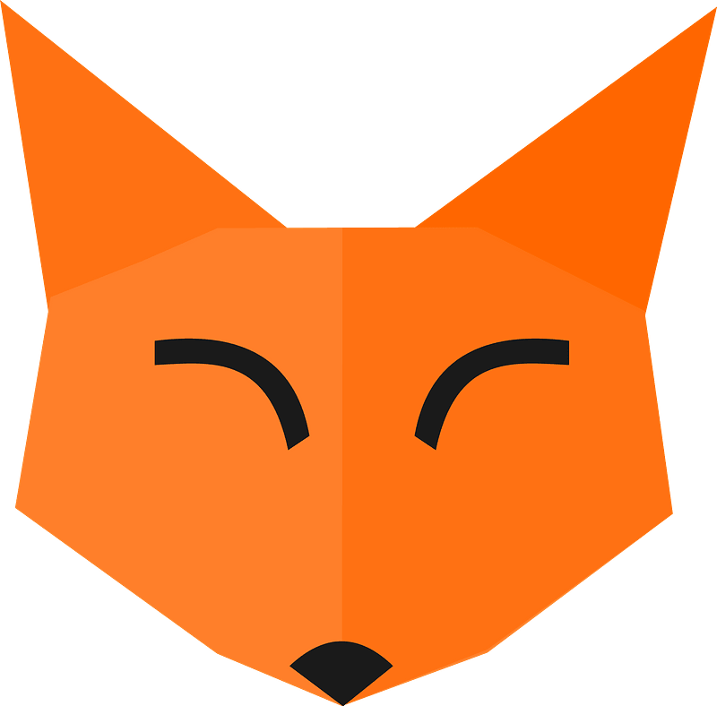Cute Fox Face Clipart - Red Fox - Png Download (800x788), Png Download