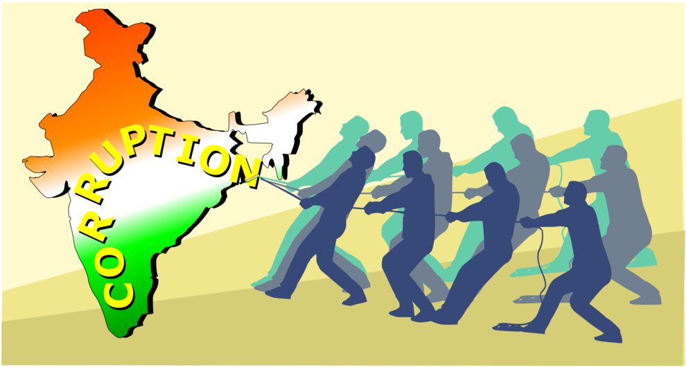 Human Behavior,recreation,art - Cartoons On Corruption Free India Clipart (1125x750), Png Download