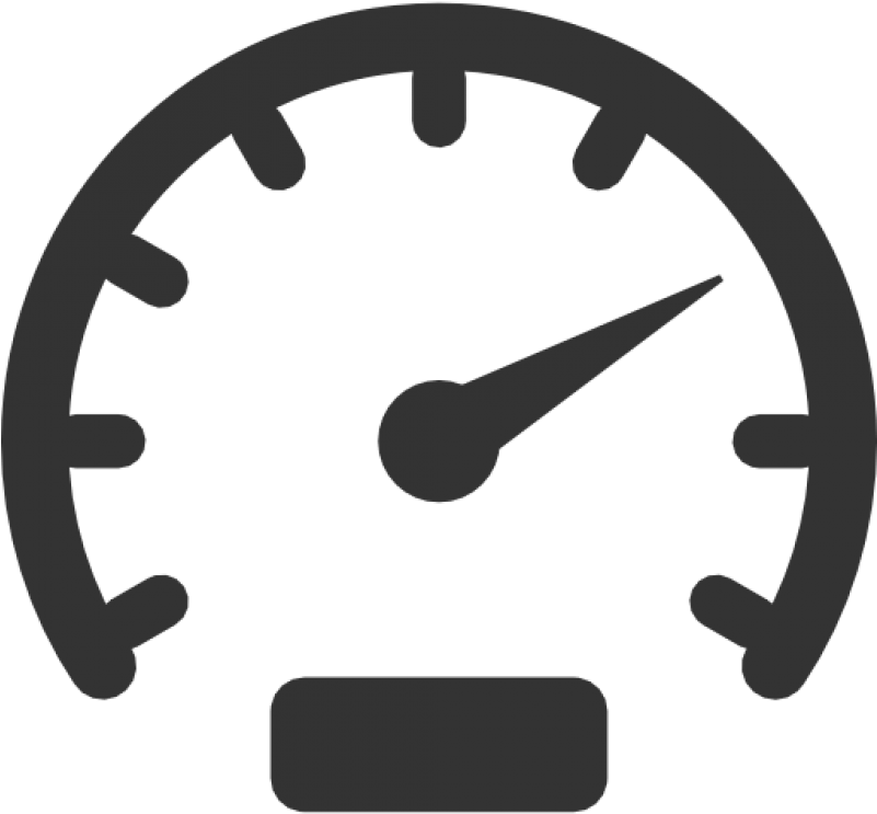Speedometer Png Image - Km H Icon Png Clipart (800x800), Png Download