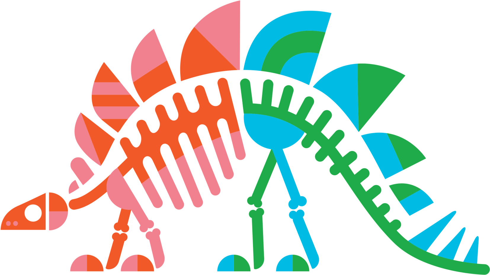 Stegosaurus Logo Clipart (2048x2048), Png Download