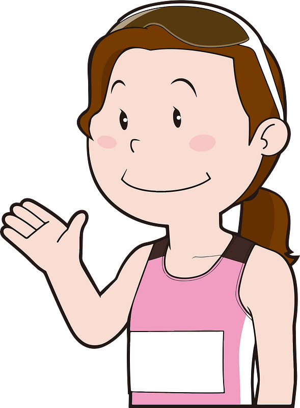 Track And Field Athlete Clipart - Reporter Clipart Png Transparent Png (589x800), Png Download