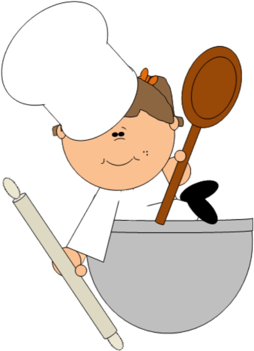 Cartoon Drawing Of Chef Cute Clipart (1184x1259), Png Download