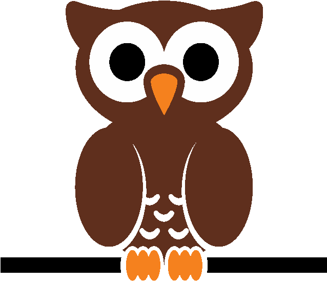 Owl On A Branch Svg Clip Arts - Screech Owl Clip Art - Png Download (1024x1024), Png Download