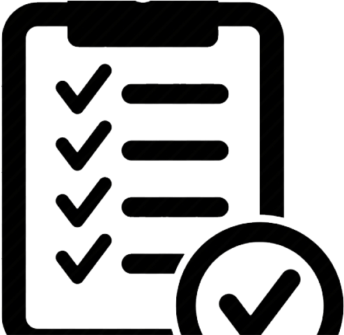 Vector Checklist Png Clipart - Transparent Background Checklist Icon Png (880x520), Png Download