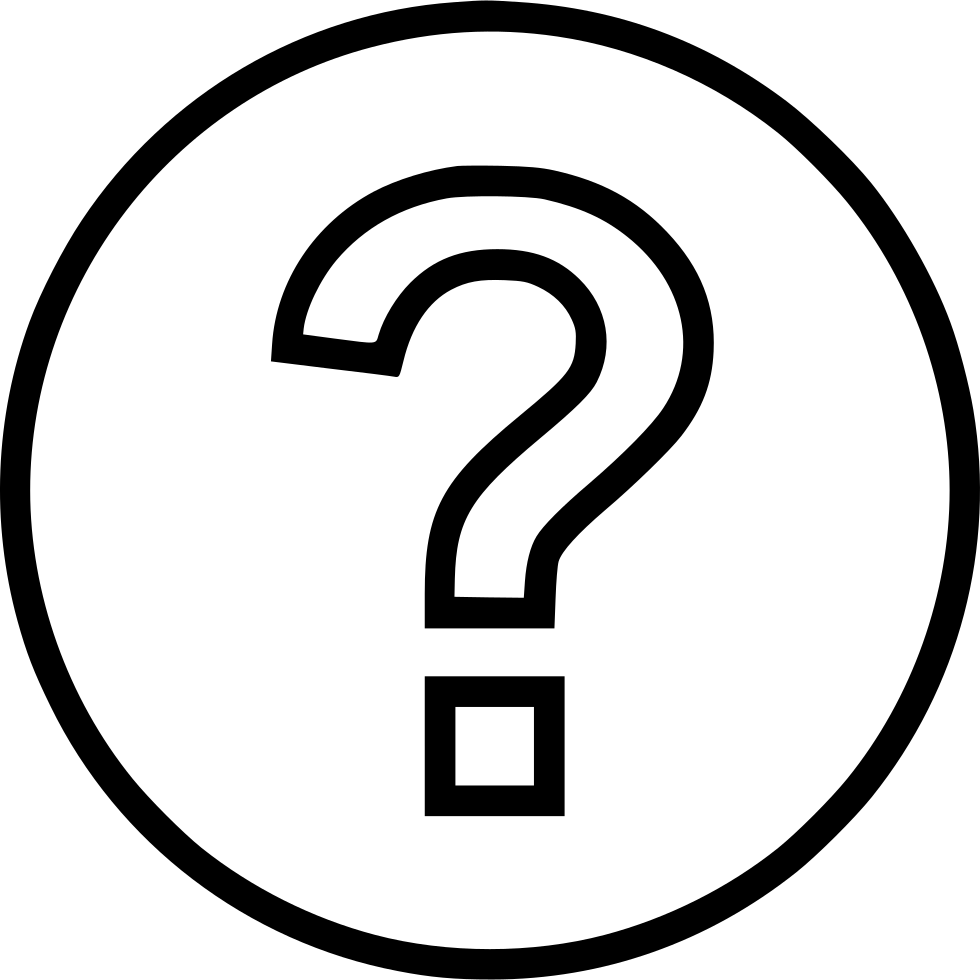 Question Mark Ask - Part One Clipart (980x980), Png Download