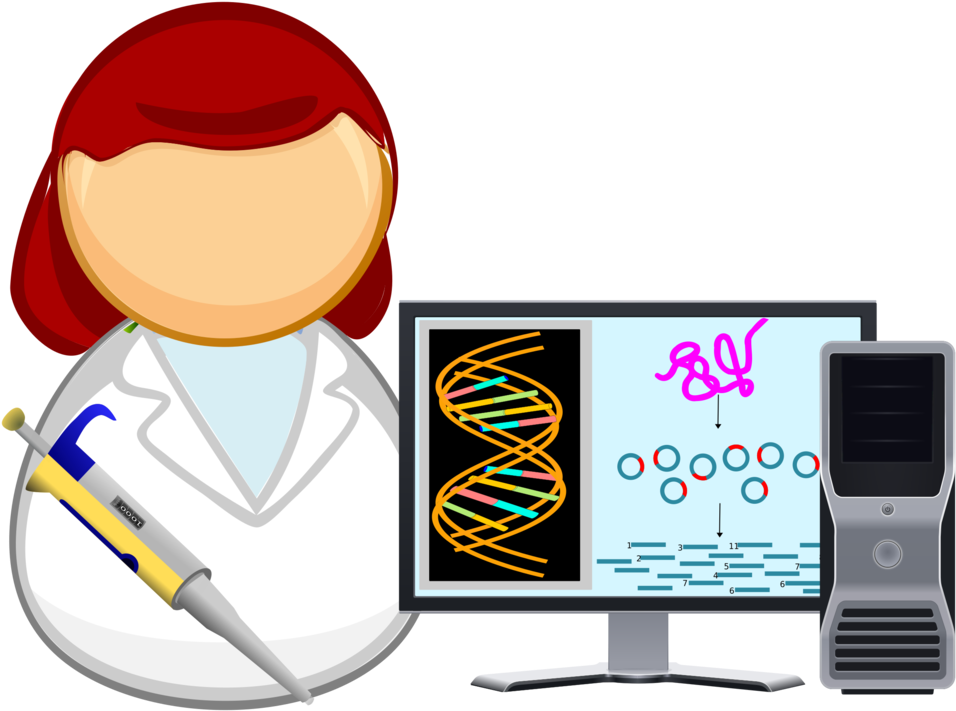 Communication,electronic Device,media - Molecular Biologist Clipart - Png Download (995x750), Png Download