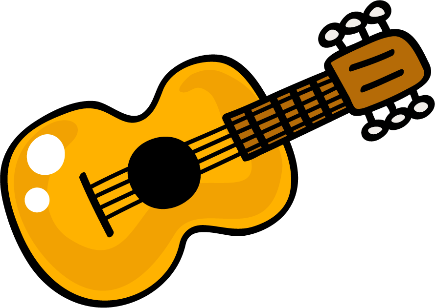 Guitar - Playing An Instrument Clipart (889x631), Png Download