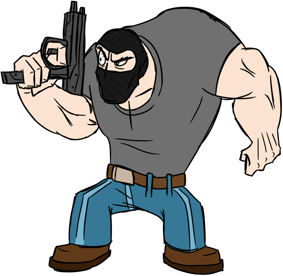 Robber Png Transparent Clipart (906x882), Png Download